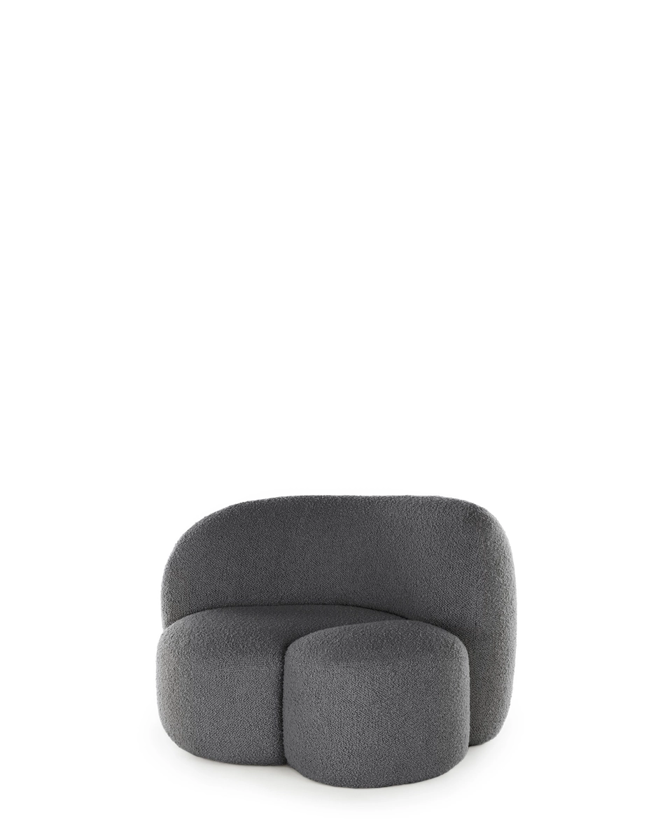 Aaland armchair tissue bouclé new stretch - Image 2