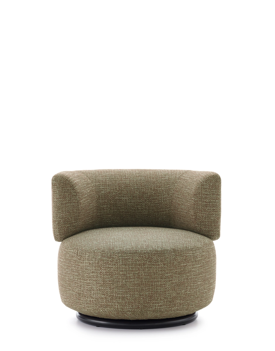 K-waiting swivel armchair texture