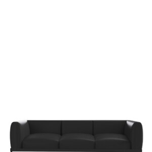 Asia leather three-seater