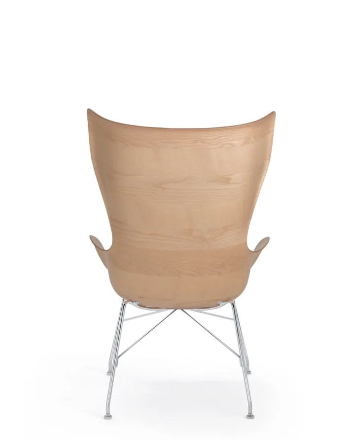 K/wood ripado ash/leather seat - Imagem 4