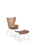 K/wood ripado ash/leather seat - Imagem 5