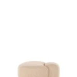 Aaland pufe tecido bouclé novo stretch
