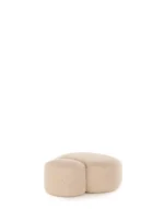 Aaland pufe tecido bouclé novo stretch - Imagem 2