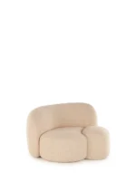 Aaland poltrona tecido bouclé novo stretch